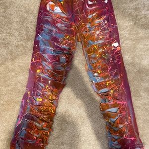 Painted jeans